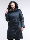 Купить Куртка зимняя женская стеганная темно-зеленый цвета 105-917_123TZ, фото 5