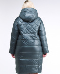 Купить Куртка зимняя женская стеганная темно-зеленого цвета 105-918_16TZ, фото 5