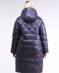 Купить Куртка зимняя женская стеганная темно-фиолетового цвета 105-918_24TF, фото 5