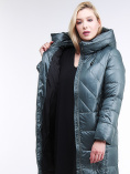Купить Куртка зимняя женская классическая  темно-зеленый цвета 108-915_16TZ, фото 7