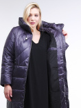 Купить Куртка зимняя женская классическая  темно-фиолетовый цвета 108-915_24TF, фото 5