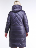 Купить Куртка зимняя женская классическая  темно-фиолетовый цвета 108-915_24TF, фото 4