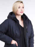 Купить Куртка зимняя женская классическая темно-синего цвета 110-905_18TS, фото 6