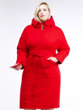 Купить Куртка зимняя женская классическая красного цвета 110-905_4Kr, фото 2