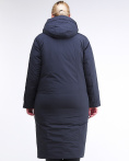 Купить Куртка зимняя женская удлиненная темно-синего цвета 112-919_123TS, фото 5