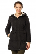 Купить Куртка парка демисезонная женская черного цвета 17099Ch, фото 2