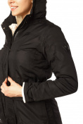 Оптом Куртка парка демисезонная женская черного цвета 17099Ch, фото 6