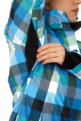 Купить Куртка горнолыжная женская голубого цвета 1807Gl, фото 7