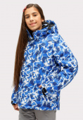Оптом Куртка горнолыжная подростковая для девочки синего цвета 1773S, фото 2