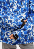 Оптом Куртка горнолыжная подростковая для девочки синего цвета 1773S, фото 5