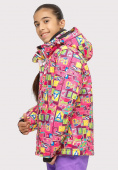 Купить Куртка горнолыжная подростковая для девочки розового цвета 1774-1R, фото 2