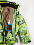 Купить Куртка горнолыжная подростковая для девочки салатового цвета 1774Sl, фото 4