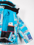 Купить Куртка горнолыжная подростковая для девочки голубого цвета 1774Gl, фото 4