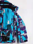 Оптом Куртка горнолыжная подростковая для девочки голубого цвета 1773Gl, фото 4