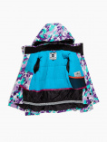 Оптом Куртка горнолыжная подростковая для девочки фиолетового цвета 1774F, фото 3
