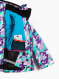 Оптом Куртка горнолыжная подростковая для девочки фиолетового цвета 1774F, фото 4