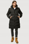Оптом Куртка зимняя удлиненная мужская черного цвета 1780Ch