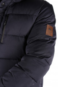 Оптом Куртка зимняя удлиненная мужская черного цвета 1780Ch, фото 5