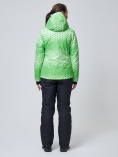 Купить Куртка горнолыжная женская зеленого цвета 1786Z, фото 4