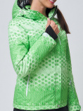Купить Куртка горнолыжная женская зеленого цвета 1786Z, фото 2