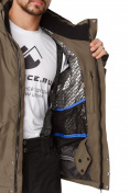 Оптом Куртка горнолыжная мужская хаки цвета 1788Kh, фото 5