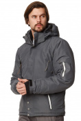Купить Куртка горнолыжная мужская темно-серого цвета 1788TC, фото 2