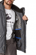 Оптом Куртка горнолыжная мужская темно-серого цвета 1788TC, фото 5