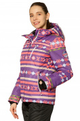 Оптом Куртка горнолыжная женская фиолетового цвета 1795F, фото 2