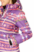 Оптом Куртка горнолыжная женская фиолетового цвета 1795F, фото 7