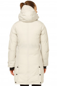 Оптом Куртка парка зимняя женская бежевого цвета 1802B, фото 4