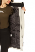 Купить Куртка парка зимняя женская бежевого цвета 1802B, фото 9