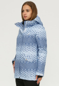 Оптом Куртка горнолыжная женская синего цвета 1803S, фото 3