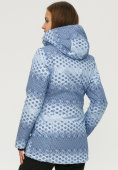 Оптом Куртка горнолыжная женская синего цвета 1803S, фото 2