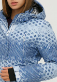 Оптом Куртка горнолыжная женская синего цвета 1803S, фото 4
