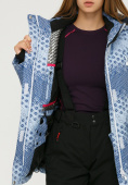 Купить Куртка горнолыжная женская синего цвета 1803S, фото 5