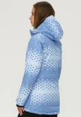 Купить Куртка горнолыжная женская голубого цвета 1810Gl, фото 3