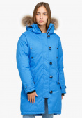 Оптом Куртка парка зимняя женская синего цвета 1805S, фото 2