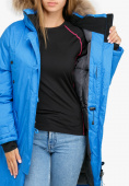 Купить Куртка парка зимняя женская синего цвета 1805S, фото 7