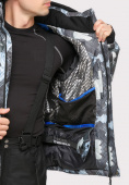 Оптом Куртка горнолыжная мужская серого цвета 18108Sr, фото 6