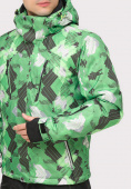 Купить Костюм горнолыжный мужской зеленого цвета 018108Z, фото 6