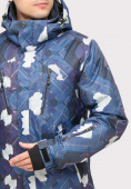 Оптом Куртка горнолыжная мужская темно-синего цвета 18108TS, фото 5