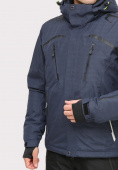 Оптом Куртка горнолыжная мужская темно-синего цвета 18109TS, фото 5