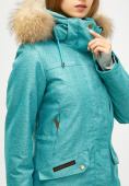 Купить Женская зимняя парка бирюзового цвета 18113-1Br, фото 6