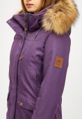 Купить Женская зимняя парка фиолетового цвета 18113-1F, фото 6