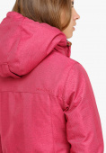Купить Куртка парка зимняя женская малинового цвета 18113М, фото 7