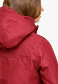 Купить Куртка парка зимняя женская бордового цвета 18113B, фото 6