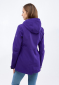 Купить Ветровка softshell женская темно-фиолетового цвета 1816-1TF, фото 3