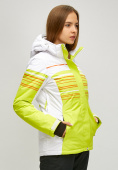 Оптом Женский зимний горнолыжный костюм салатового цвета 01856Sl, фото 3
