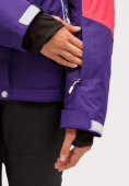 Купить Куртка горнолыжная женская темно-фиолетового цвета 1811TF, фото 5