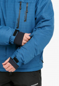 Оптом Куртка горнолыжная мужская голубого цвета 18122Gl, фото 4